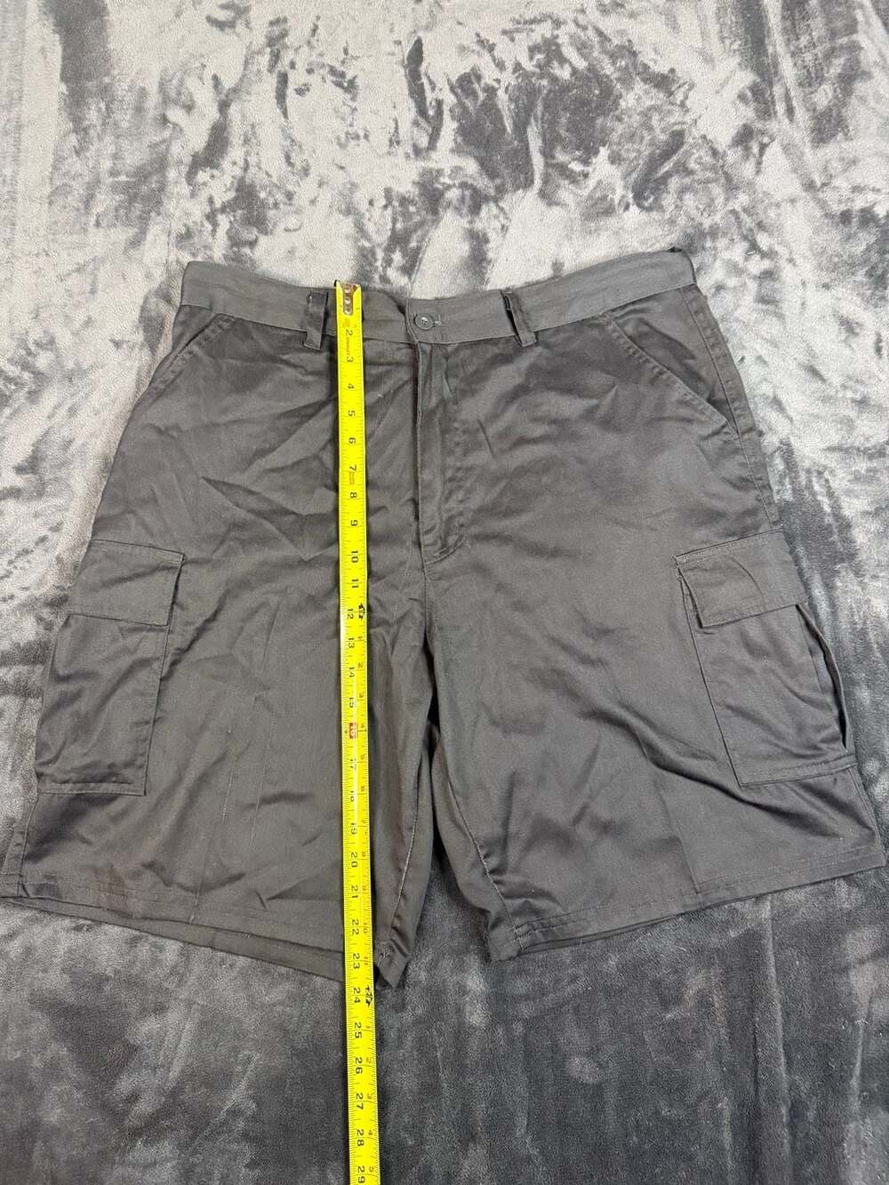 Men’s 15 North Cargo Shorts Size 36 black Twill Utility Pockets#114